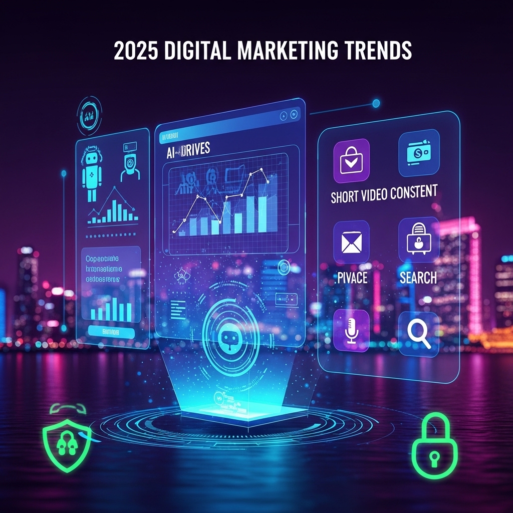 2025 Dijital Pazarlama Trendleri Görsel