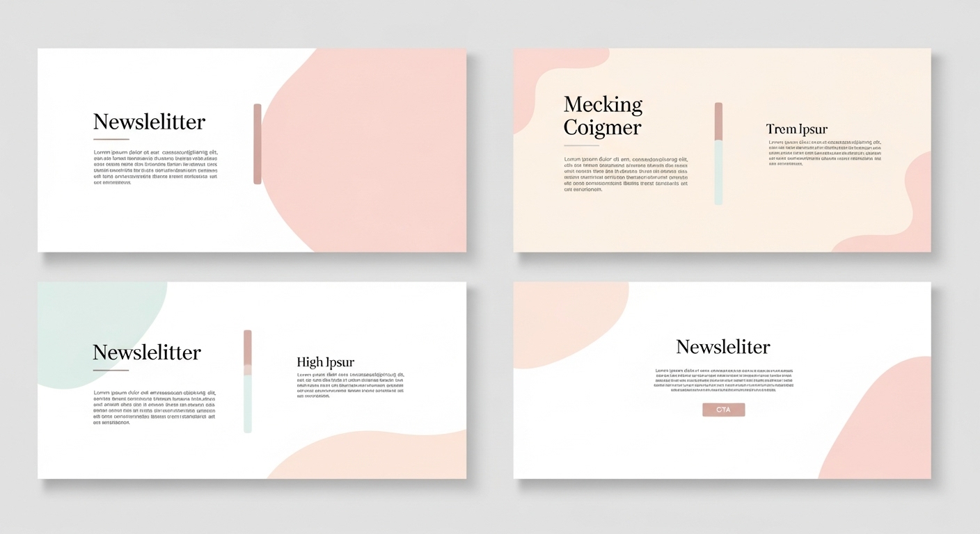 Colorful header with subtle CTA