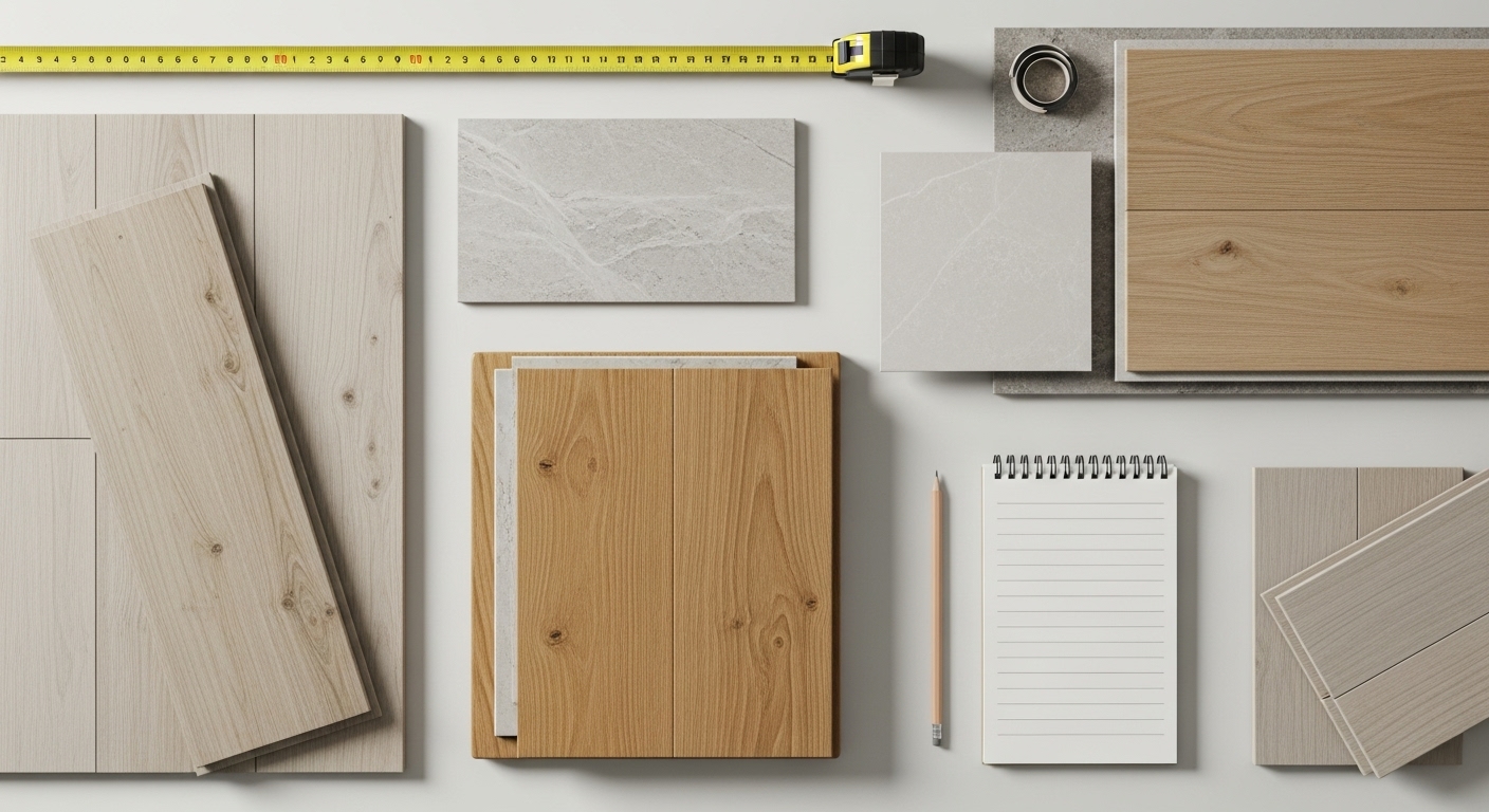 Flooring samples for budgeting in London Ontario