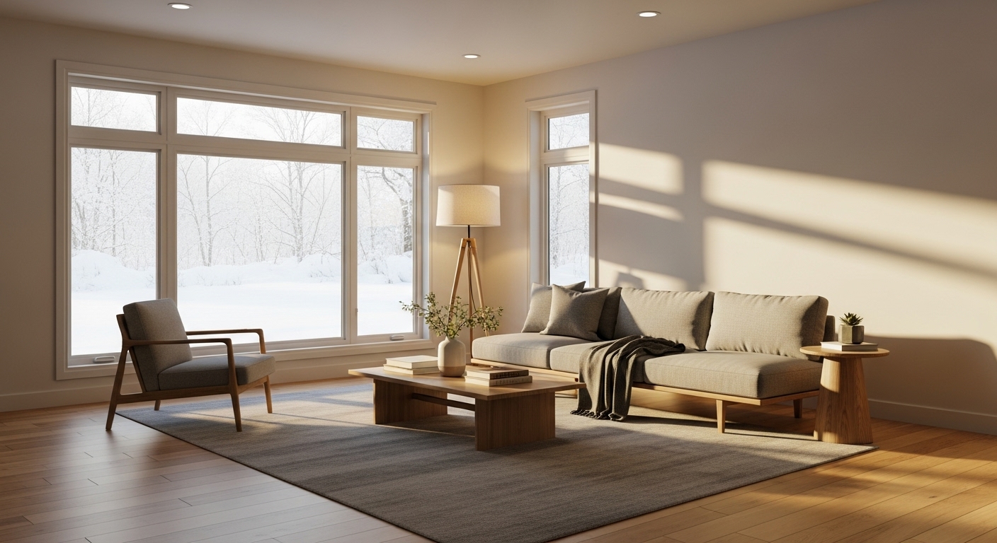 Winter dry-out: indoor heating lowers humidity and can cause flooring gapping