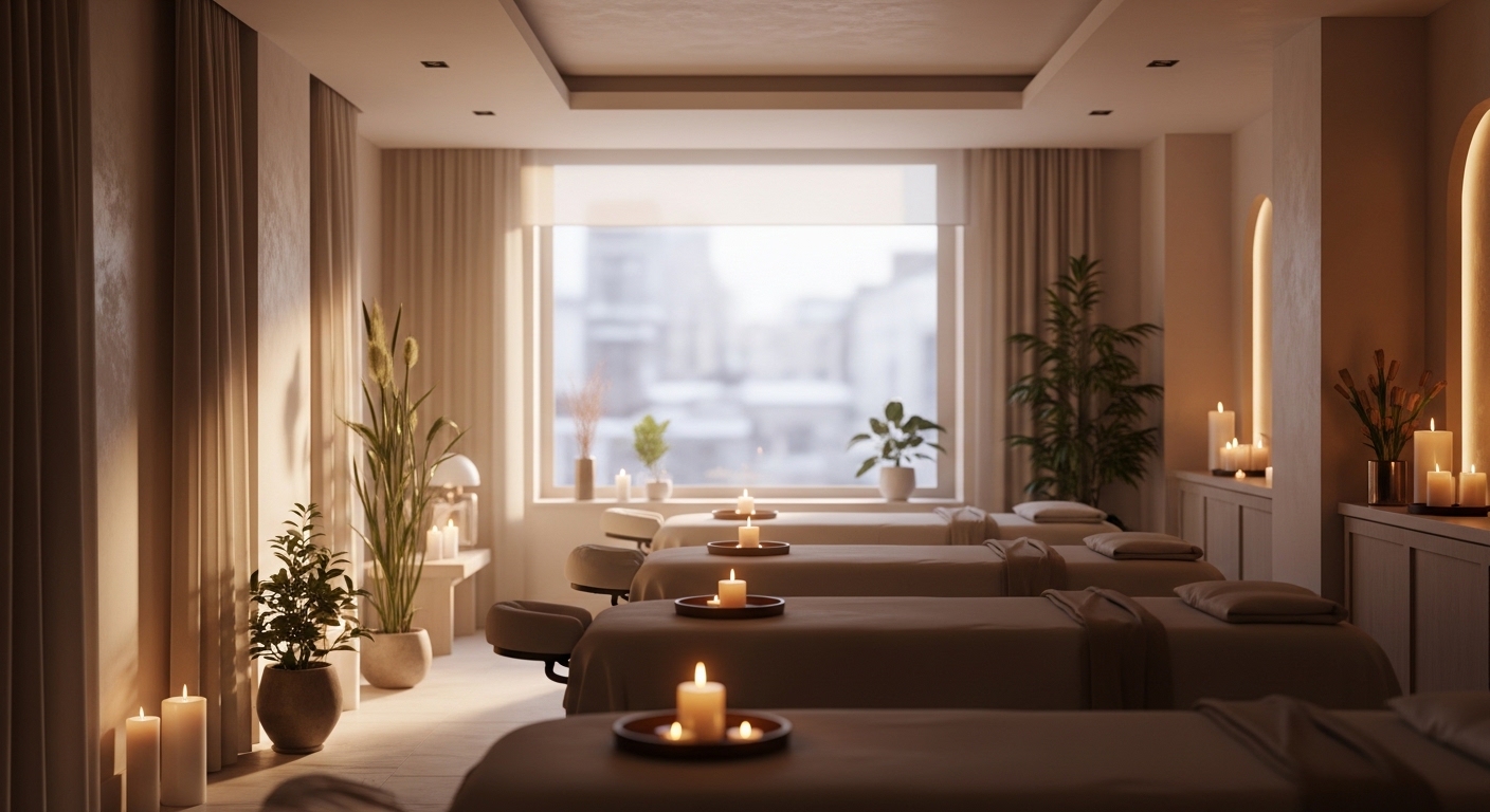 Luxury spa atmosphere and relaxation experience at Juvenelle Day Spa London Ontario