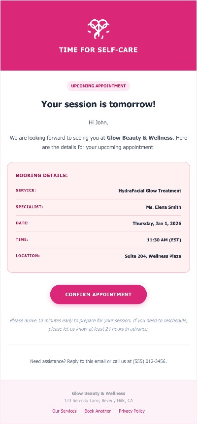Beauty Appointment