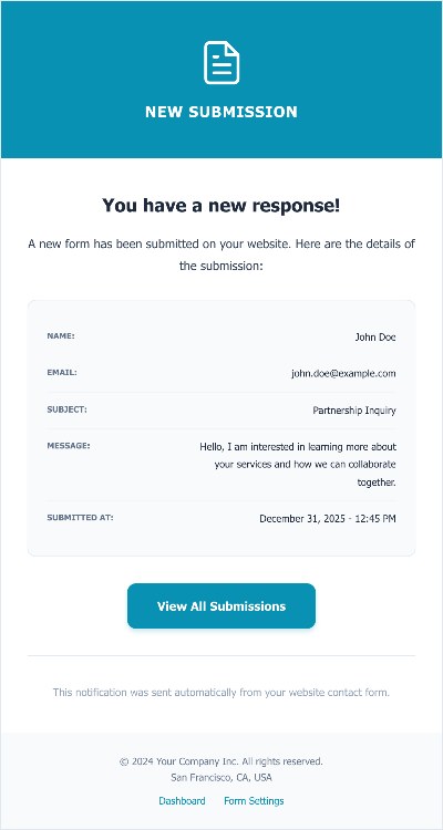Form Submission