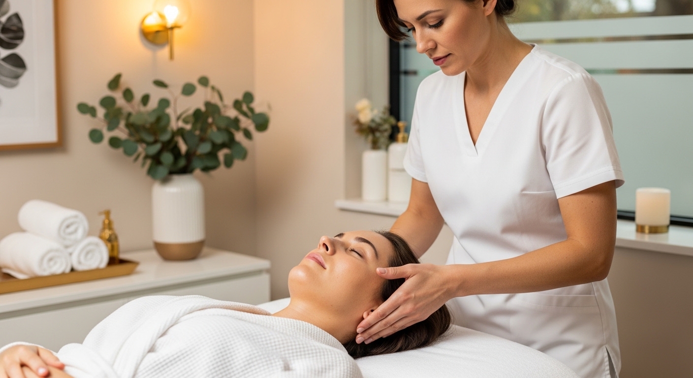 Professional lymphatic drainage massage treatment at Juvenelle Day Spa in London, Ontario